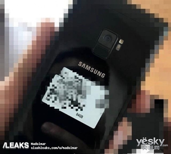 三星Galaxy S9真机背部谍照曝光:指纹识别器终于不被吐槽了