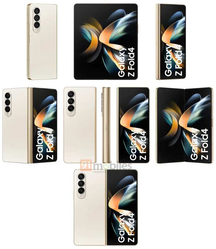 三星Galaxy Z Fold 4和GalaxyZ Flip 4渲染图曝光，韩国市场售价上涨